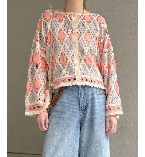 Lbc with Life「モチーフレース2WAYカーデプルオーバー」|その他|