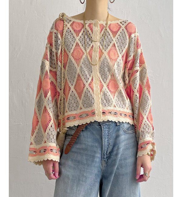 Lbc with Life「モチーフレース2WAYカーデプルオーバー」|その他|