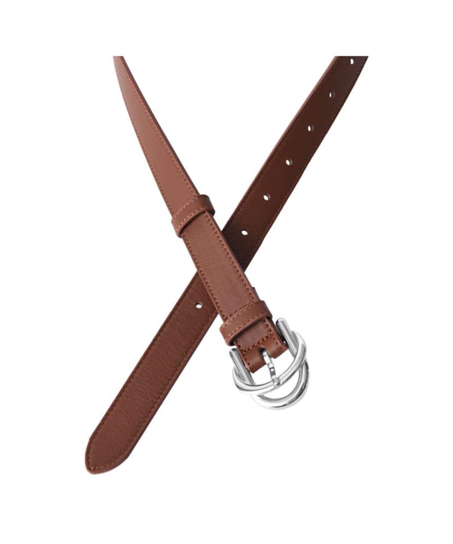 STYLE DELI「20mmダブルリングレザーベルト／SV金具」|ベルト|