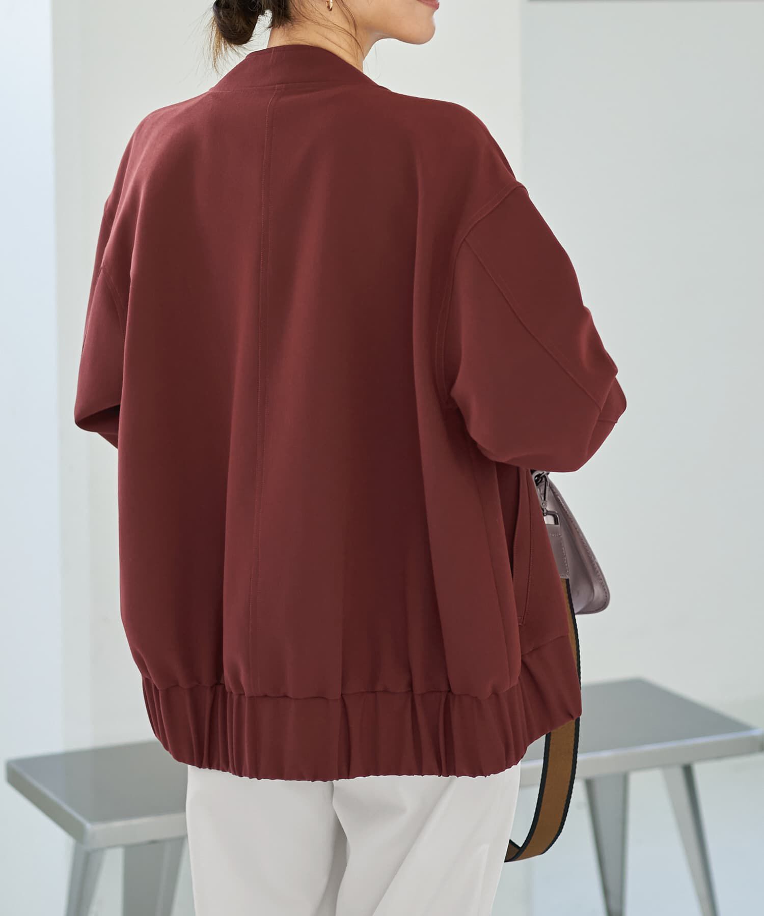 STYLE DELI「スムース平織りブルゾン」|ブルゾン・スタジャン|