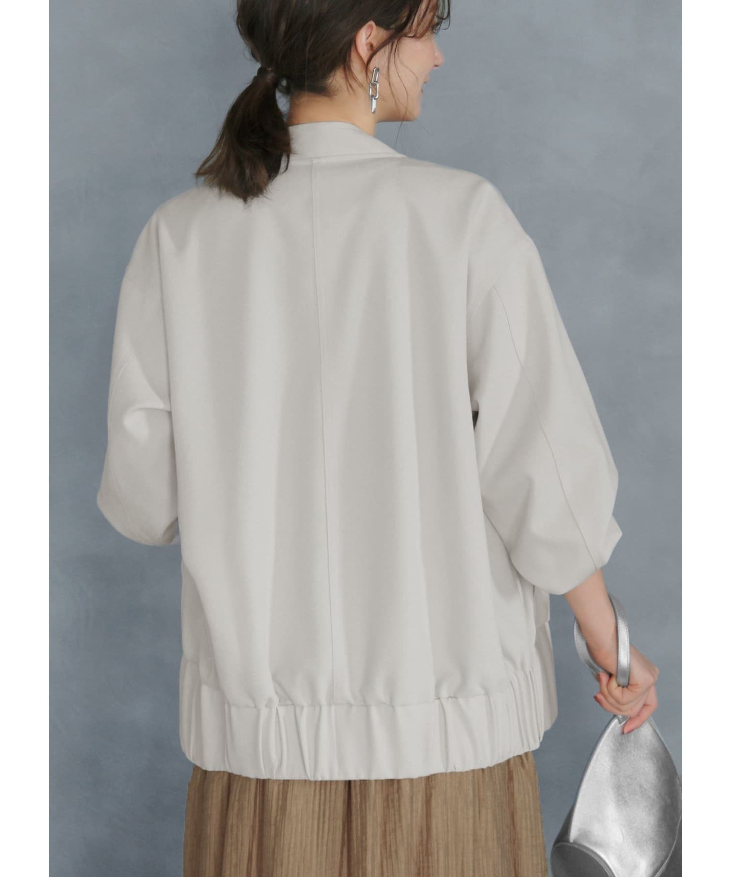 STYLE DELI「スムース平織りブルゾン」|ブルゾン・スタジャン|