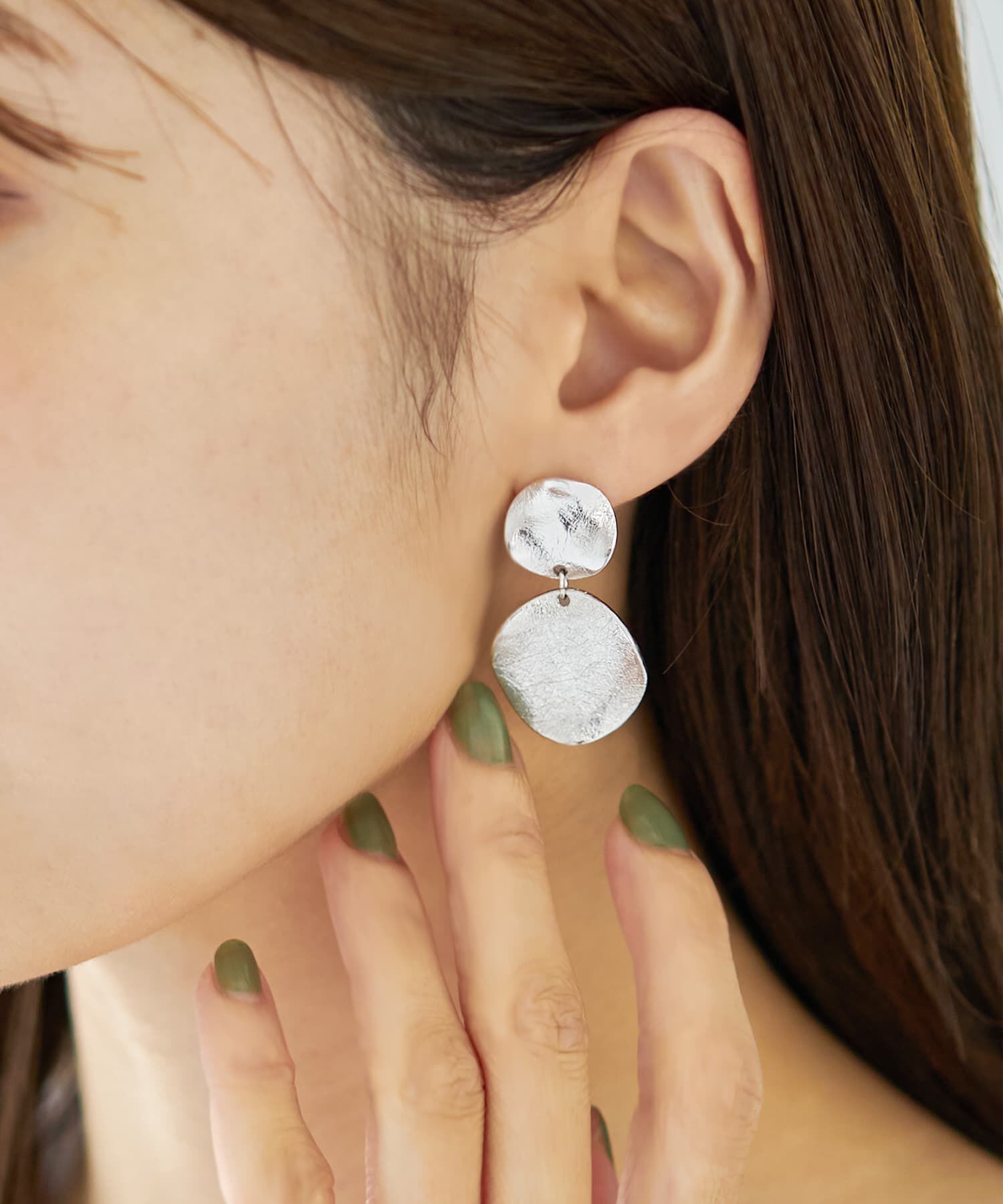 STYLE DELI「テクスチャープレートピアス」|ピアス|