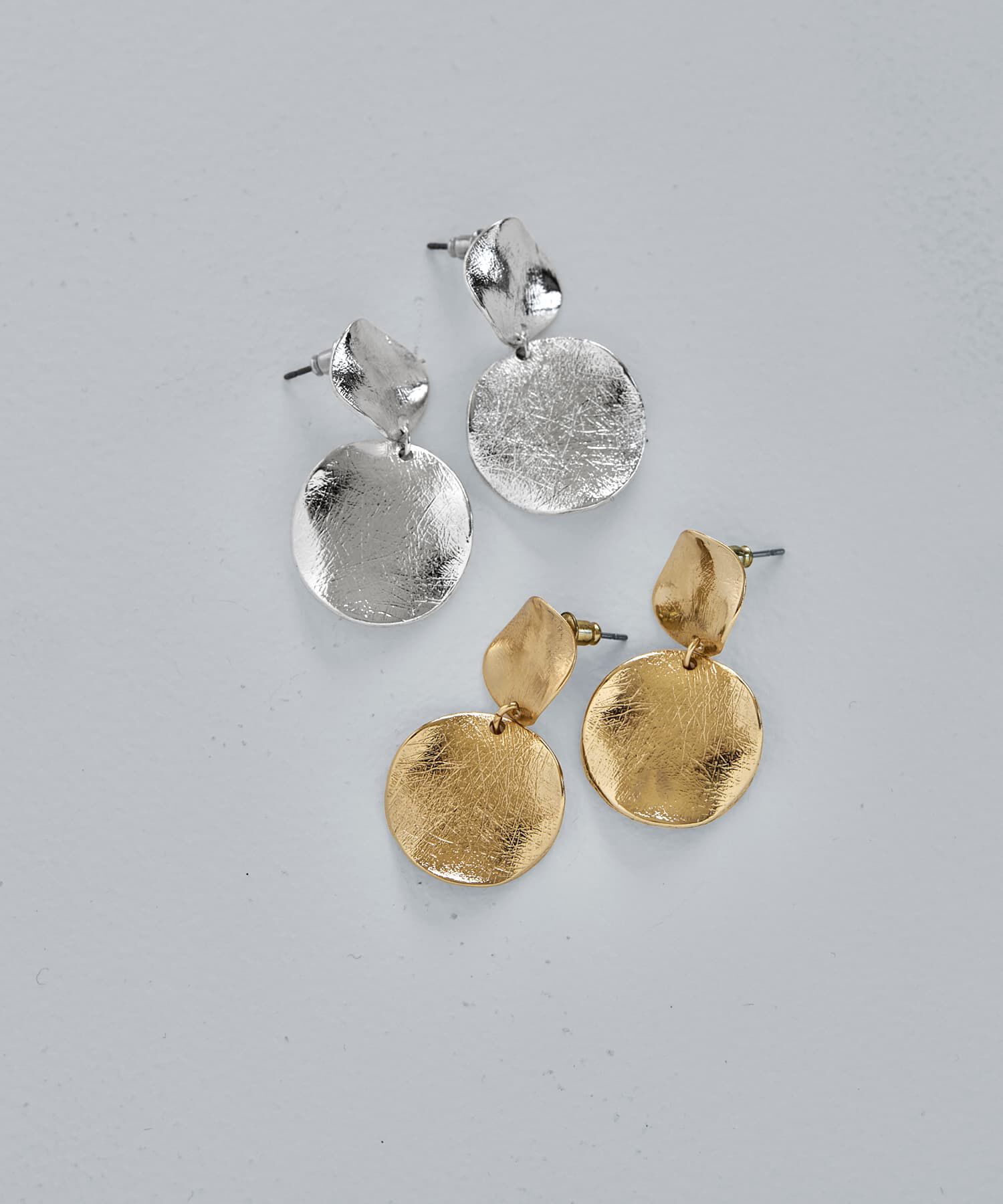 STYLE DELI「テクスチャープレートピアス」|ピアス|