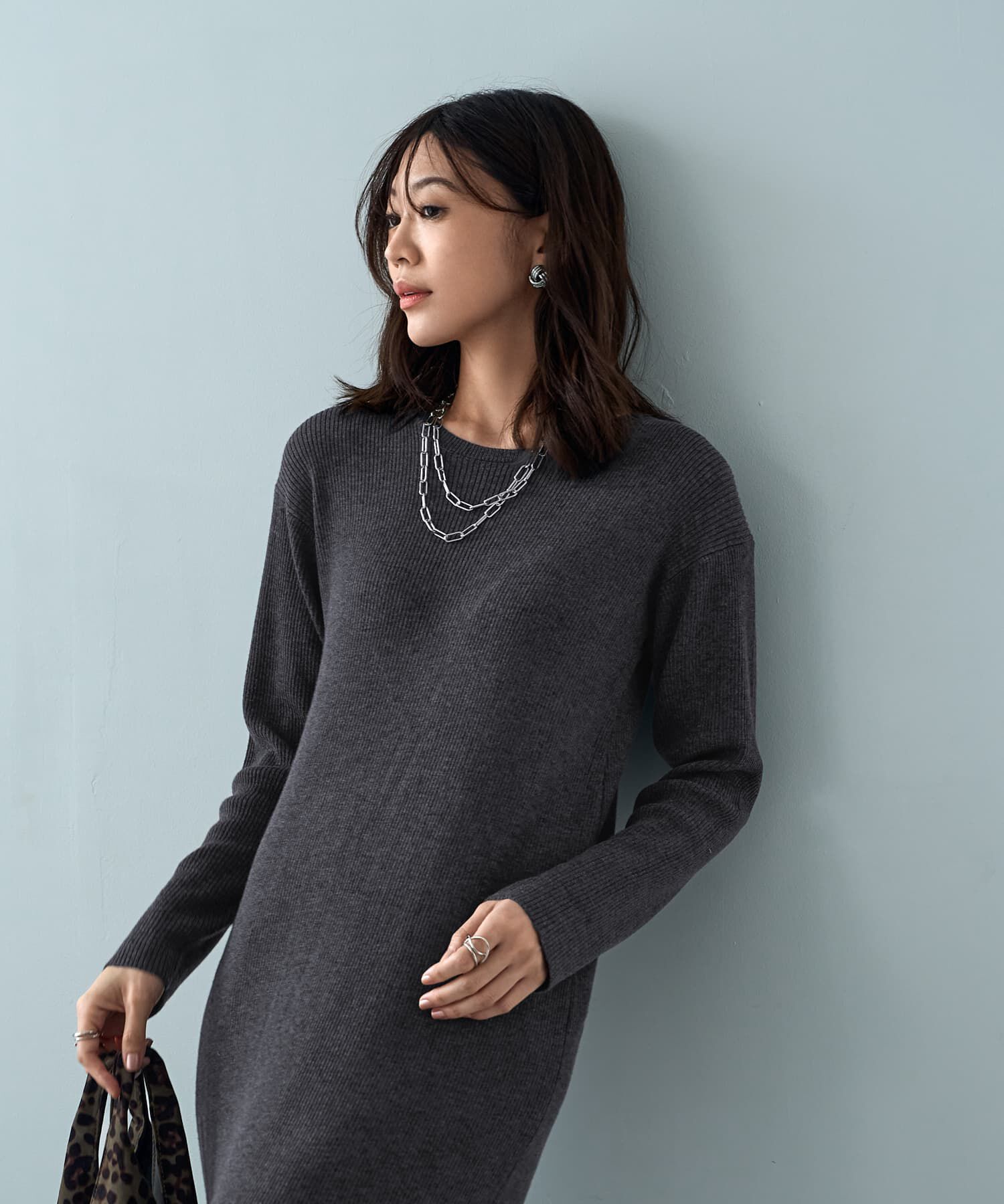 STYLE DELI「トリプルパーツレイヤードイヤリング」|イヤリング|