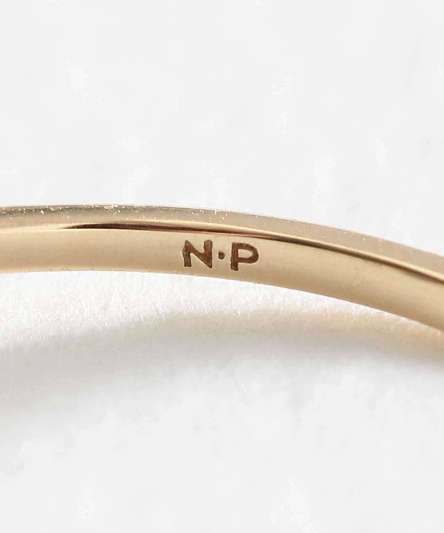 NOIR DE POUPEE「K10 ロンドンブルートパーズ&times;アクアマリン オープンリング」|リング|