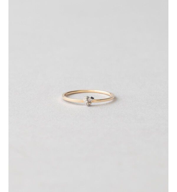 Jouete「[レイヤー] K10 リング ダイヤモンド コンビカラー」|リング|ゴールド系その他