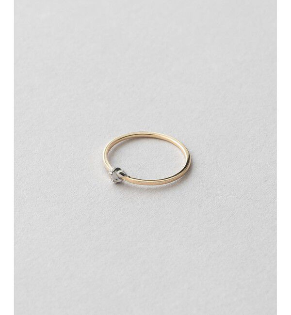 Jouete「[レイヤー] K10 リング ダイヤモンド コンビカラー」|リング|