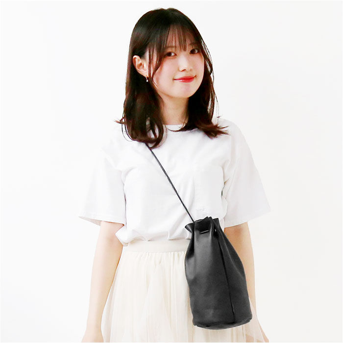 BACKYARD FAMILY「Rename バッグ RSL90068 通販 巾着バッグ ショルダー ショルダーバッグ 巾着バック」|ショルダー・メッセンジャー|