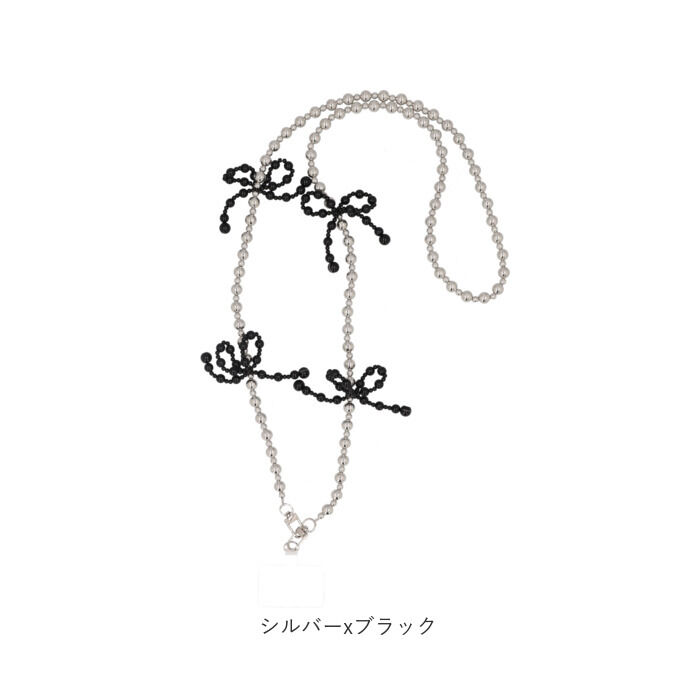 BACKYARD FAMILY「スマホストラップ ショルダー 通販 スマホ ストラップ ビーズ スマホショルダーストラップ」|チャーム・キーホルダー|