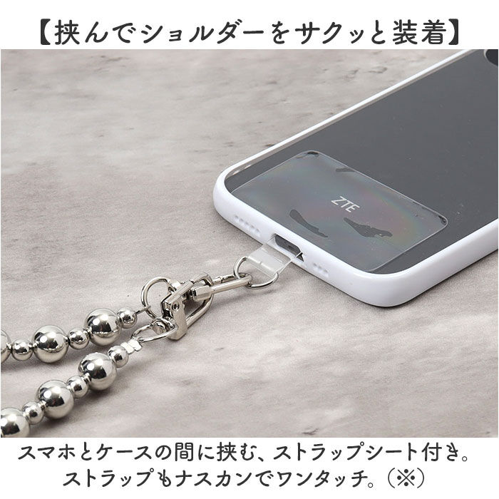 BACKYARD FAMILY「スマホストラップ ショルダー 通販 スマホ ストラップ ビーズ スマホショルダーストラップ」|チャーム・キーホルダー|