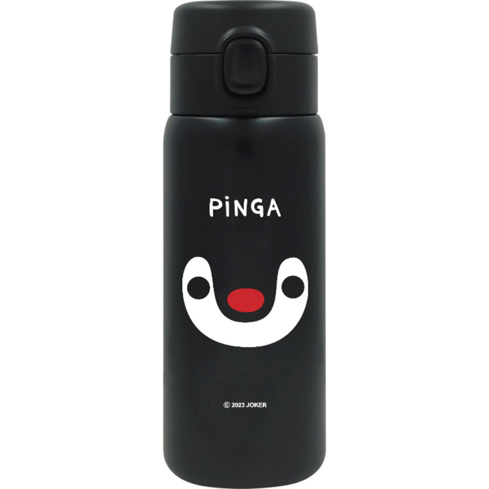 BACKYARD FAMILY「水筒 ワンタッチ かわいい 350ml 通販 ステンレスボトル ワンプッシュボトル マグボトル」|食器・キッチングッズ|ブラック3