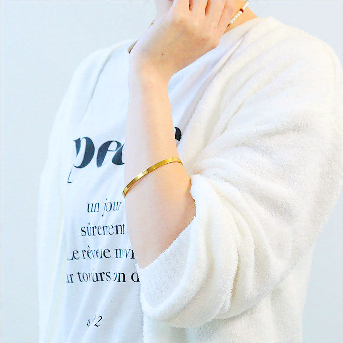 BACKYARD FAMILY「バングル レディース 通販 ステンレスバングル ステンレスブレスレット ステンレススチール 細め」|その他|