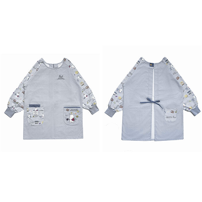 BACKYARD FAMILY「割烹着 保育士 通販 かっぽう着 リブ 割烹着おしゃれ スモック チュニック エプロン」|その他|