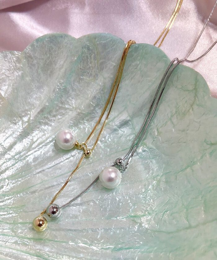 BACKYARD FAMILY「ネックレス レディース シンプル 通販 ペンダント 首飾り アクセサリー ジュエリー パール 真珠」|その他|