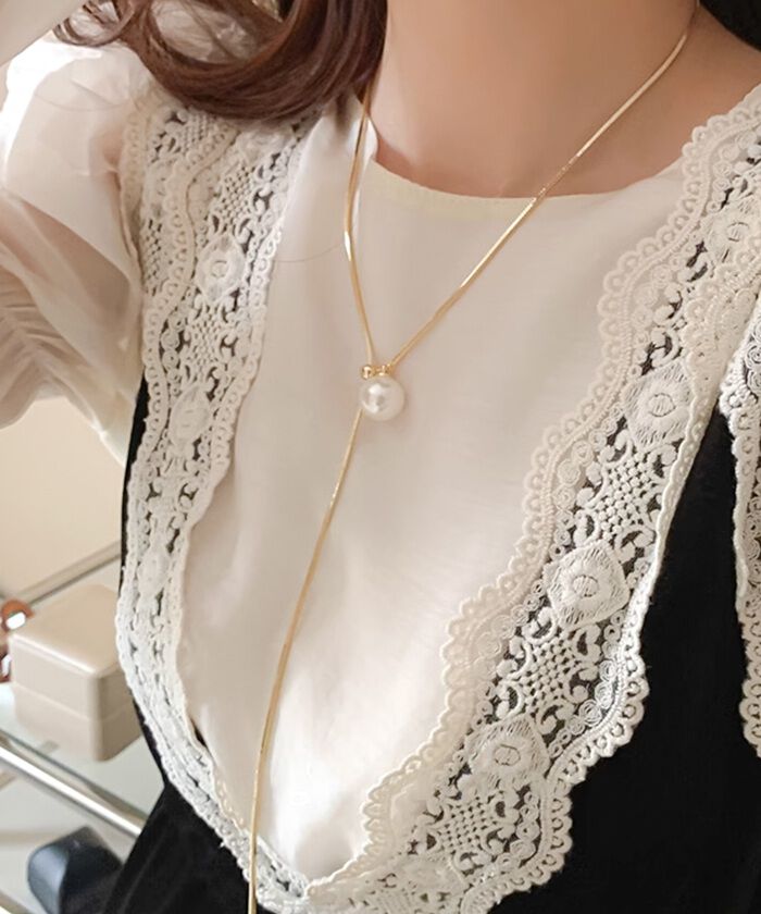 BACKYARD FAMILY「ネックレス レディース シンプル 通販 ペンダント 首飾り アクセサリー ジュエリー パール 真珠」|その他|