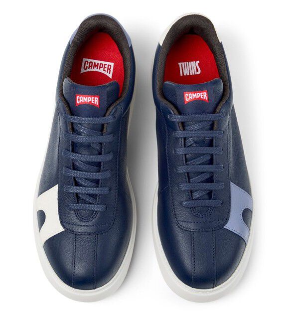 CAMPER「[カンペール] TWINS / レザースニーカー」|スニーカー|ブルー