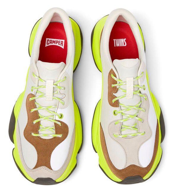 CAMPER「[カンペール] TWINS / レザースニーカー」|スニーカー|ホワイト