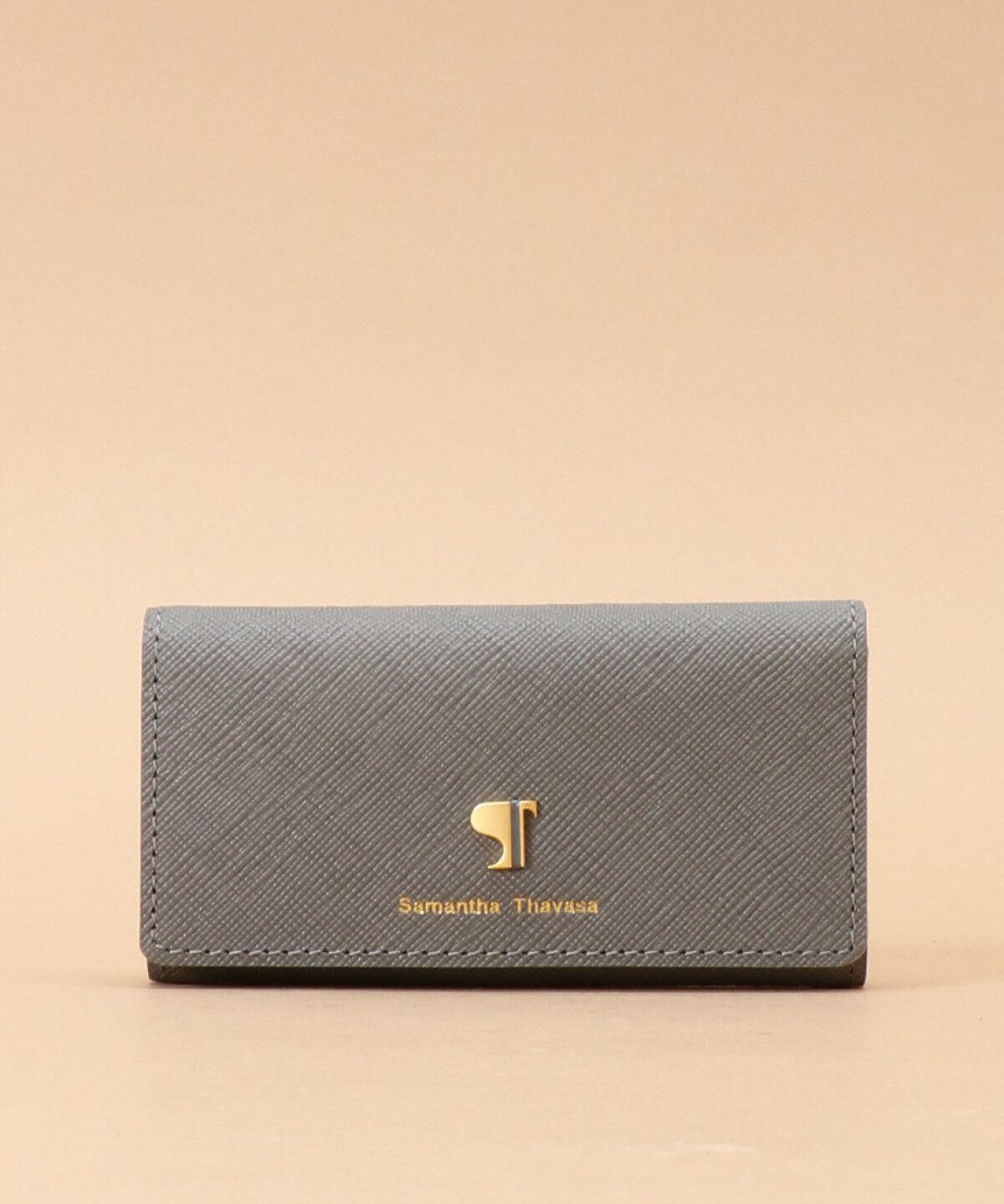 Samantha Thavasa「Pomme d'espoir ポムディスポワール バイカラーキーケース」|キーケース|ダークグレー