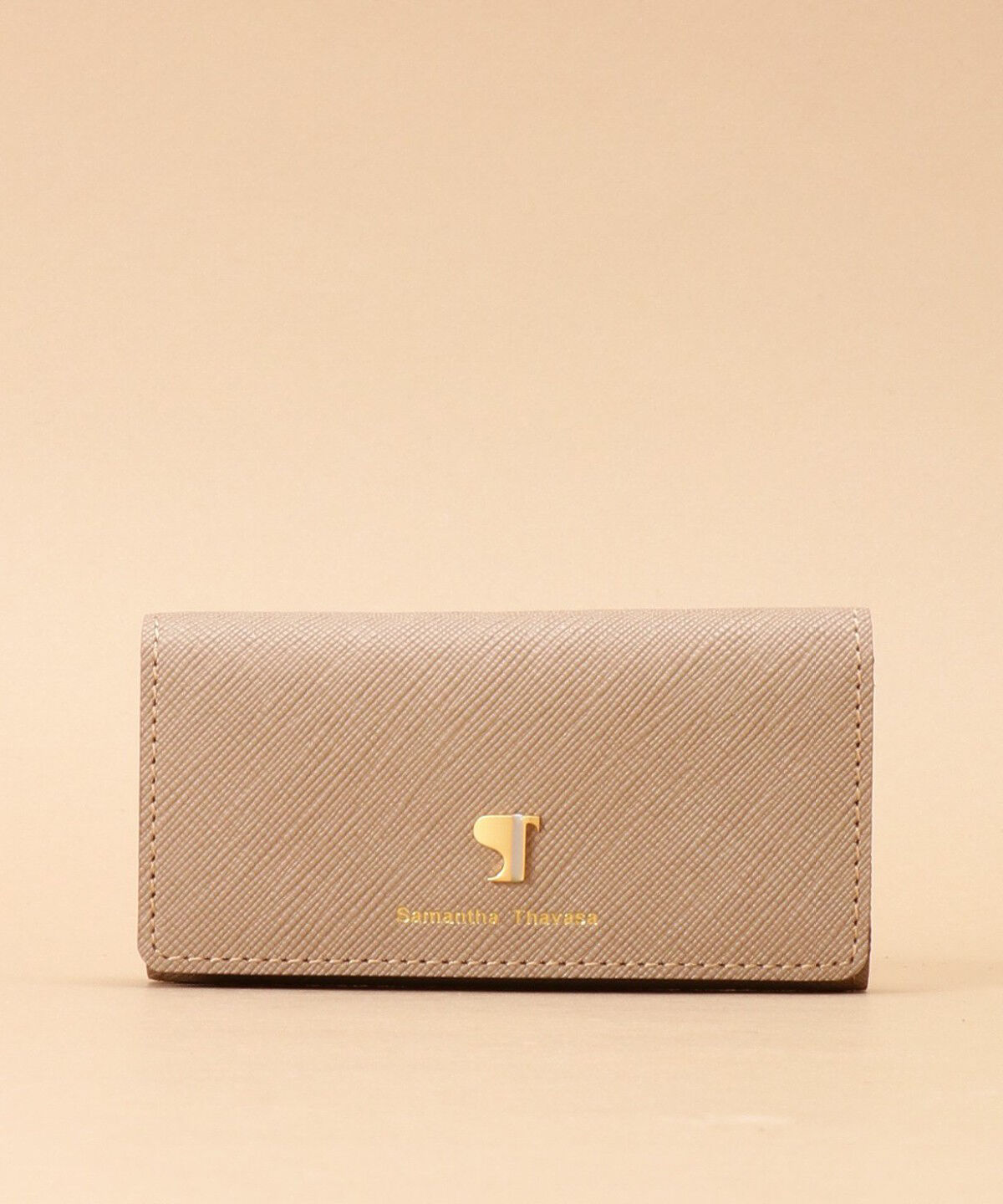 Samantha Thavasa「Pomme d'espoir ポムディスポワール バイカラーキーケース」|キーケース|ベージュ