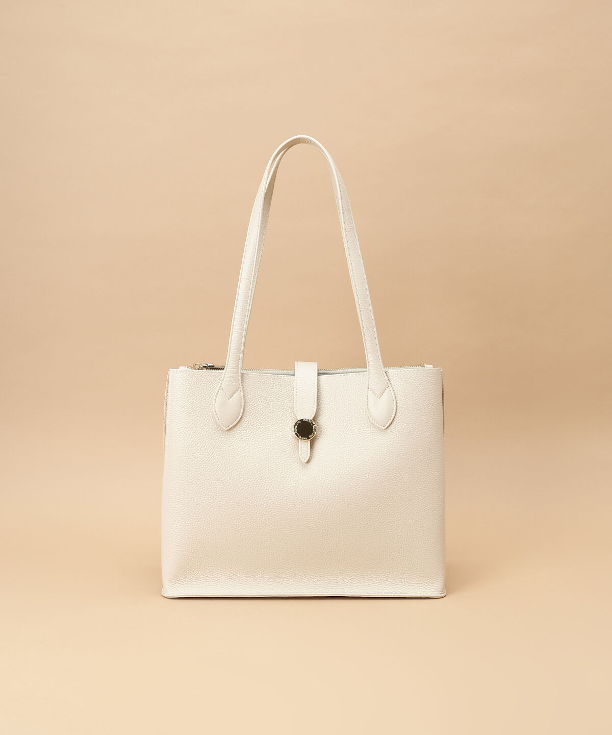 Samantha Thavasa「サークルモチーフスクエアレザートートバッグ 大サイズ」|トートバッグ|