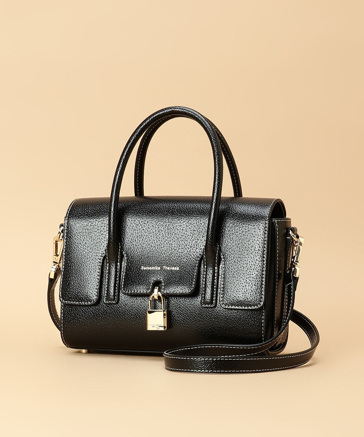 Samantha Thavasa「フラップパドロック ハンドバッグ」|ハンドバッグ|