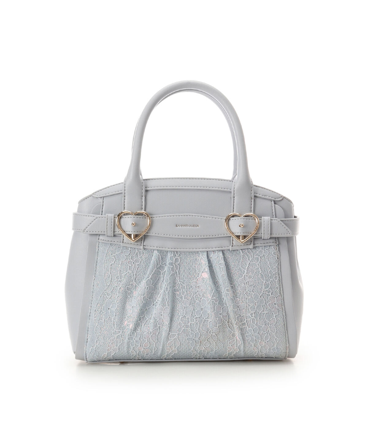 Samantha Vega「レースハートベルトハンドバッグ」|ハンドバッグ|ライトブルー