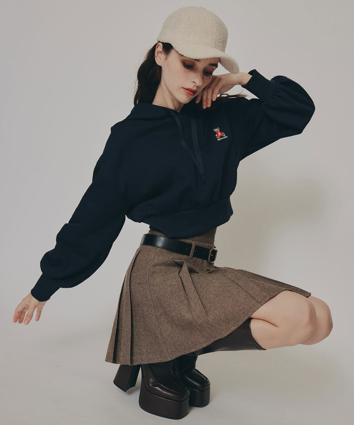 REDYAZEL「Azelyコンパクトフーディ」|パーカー|