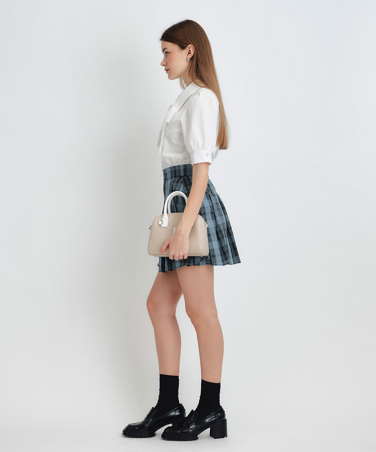 REDYAZEL「ロゴリボンパフスリーブブラウス」|シャツ・ブラウス|