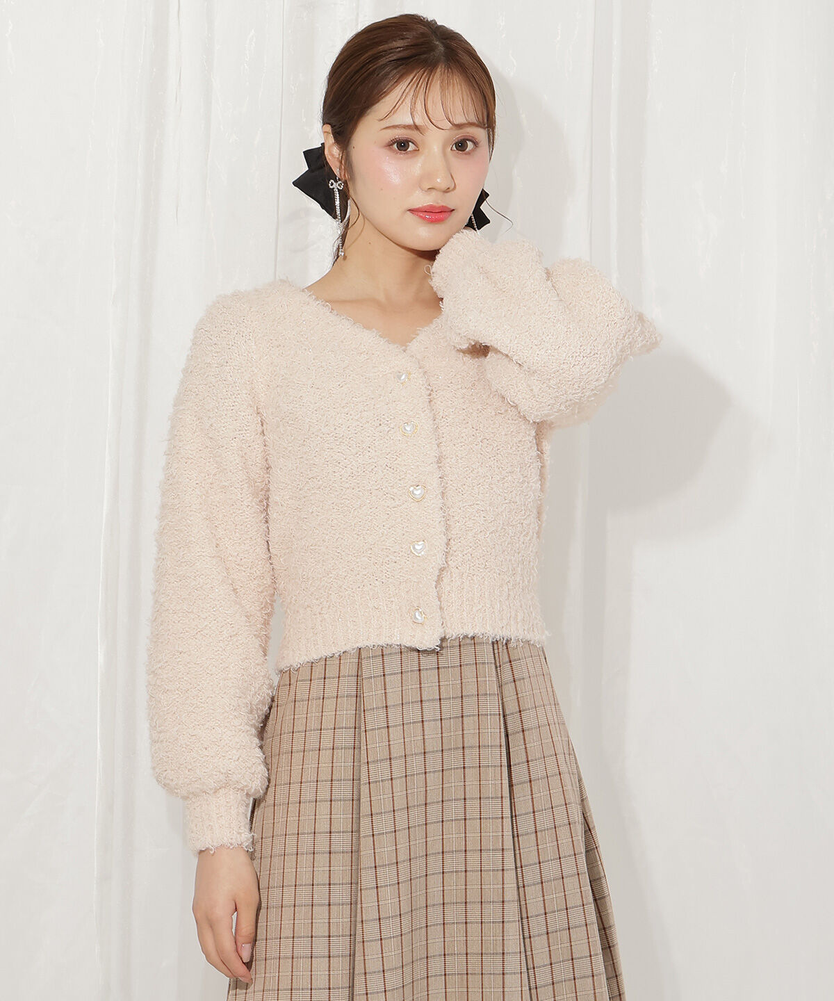 WILLSELECTION「テディヤーンニットカーディガン」|カーディガン|