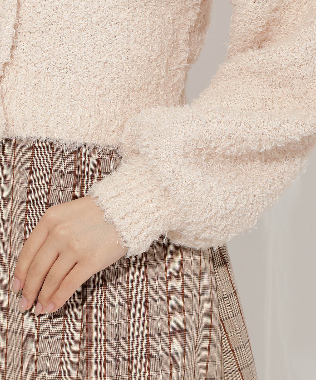 WILLSELECTION「テディヤーンニットカーディガン」|カーディガン|