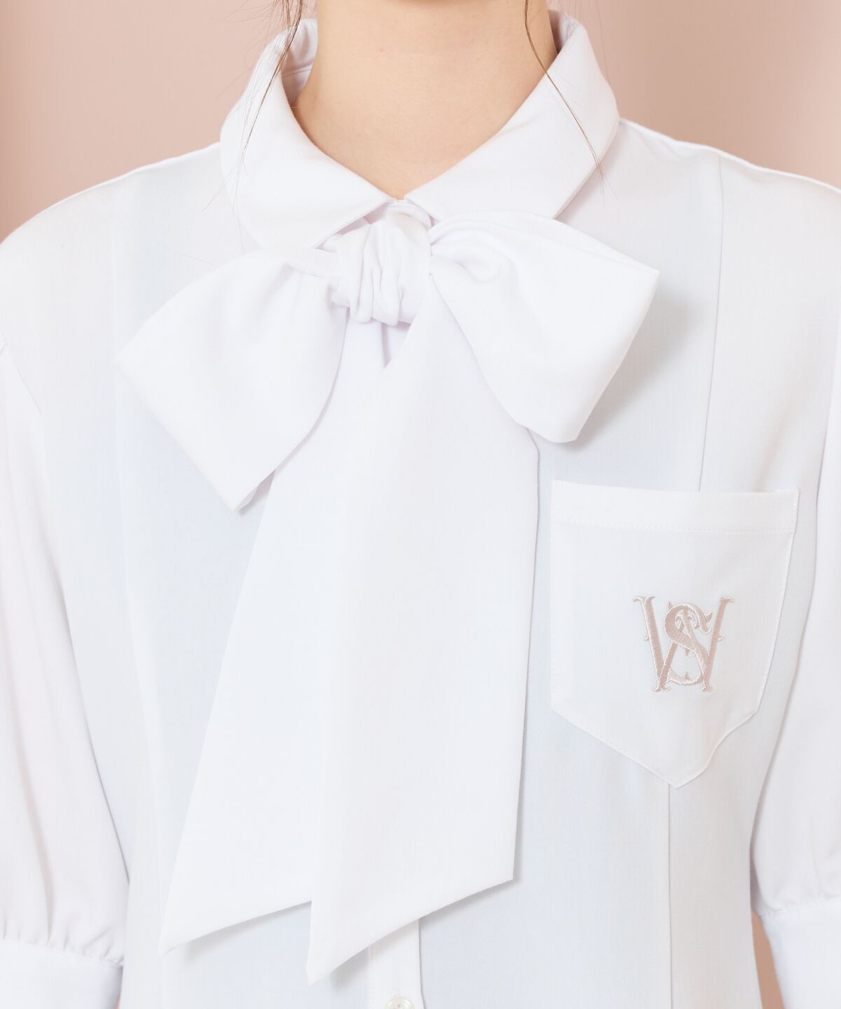 WILLSELECTION「ティアードフリルリボンタイシャツワンピース」|ワンピース|