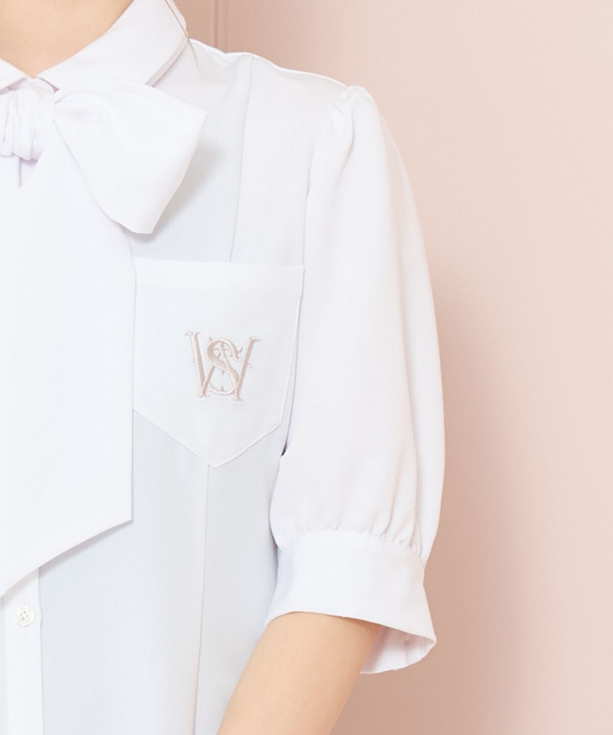 WILLSELECTION「ティアードフリルリボンタイシャツワンピース」|ワンピース|