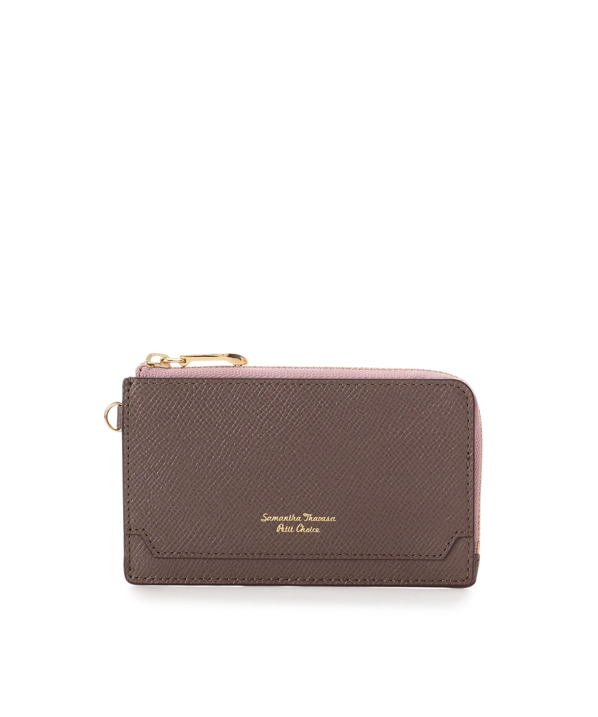 Samantha Thavasa Petit Choice「インサイドバイカラー フラグメントケース」|コインケース|ブラウン