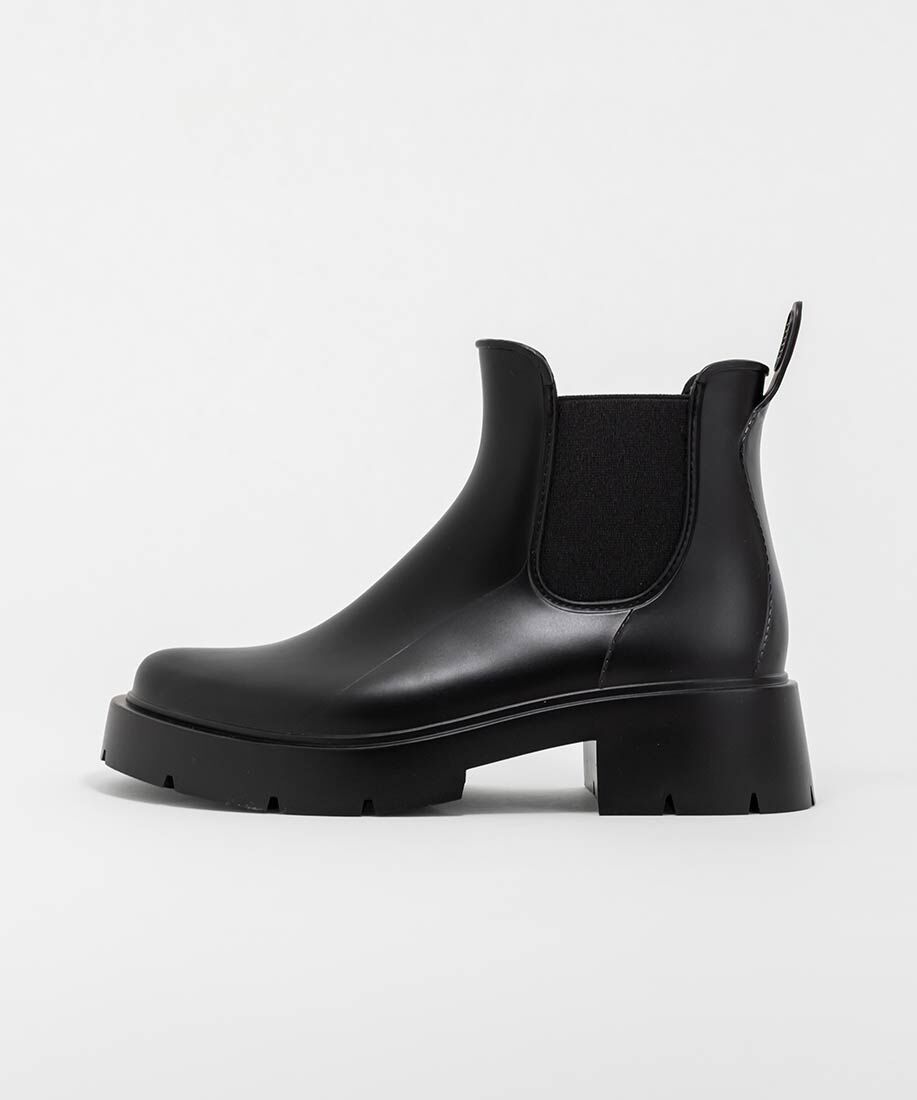  「ボリュームソールサイドゴアレインブーツ」|レインシューズ|