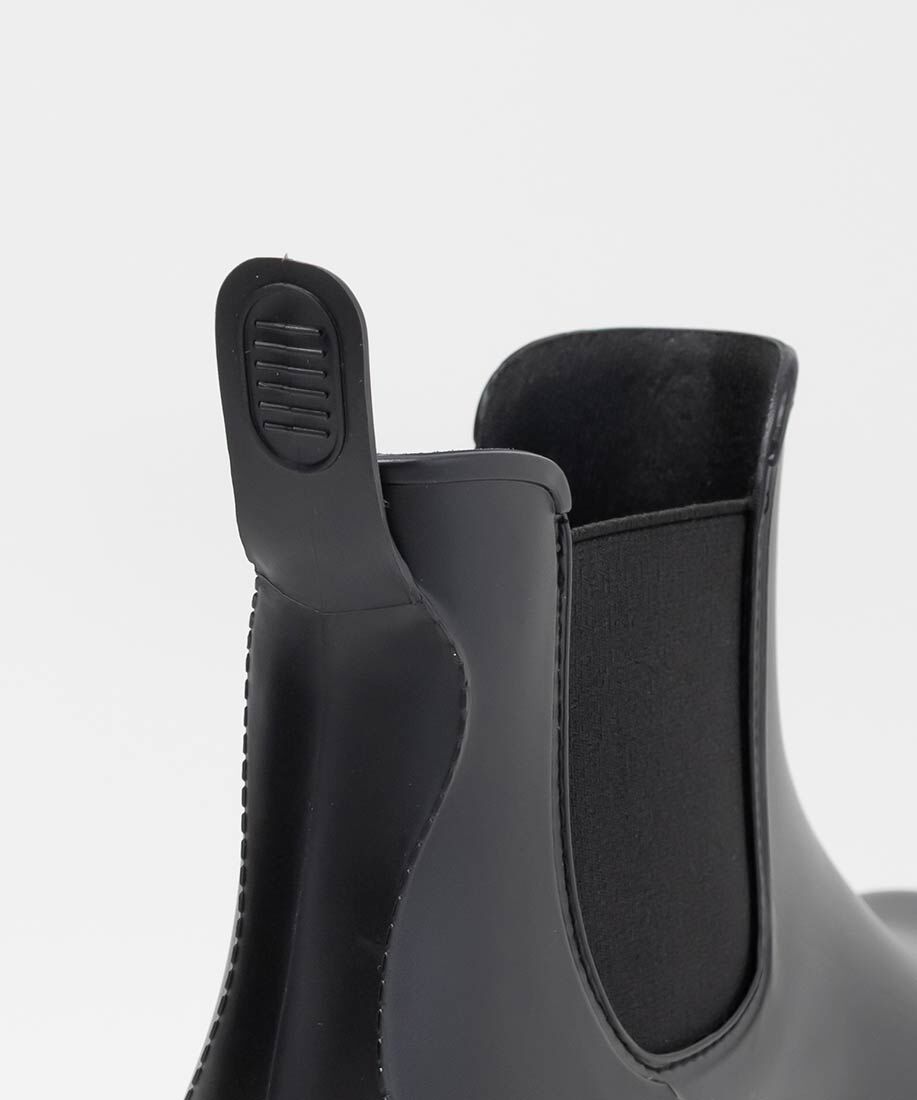  「ボリュームソールサイドゴアレインブーツ」|レインシューズ|