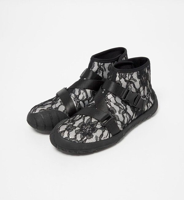 SY UNITED ARROWS「＜SY＞オブリークレース ショートブーツ30」|ショートブーツ|