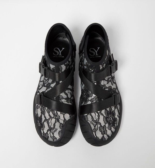 SY UNITED ARROWS「＜SY＞オブリークレース ショートブーツ30」|ショートブーツ|