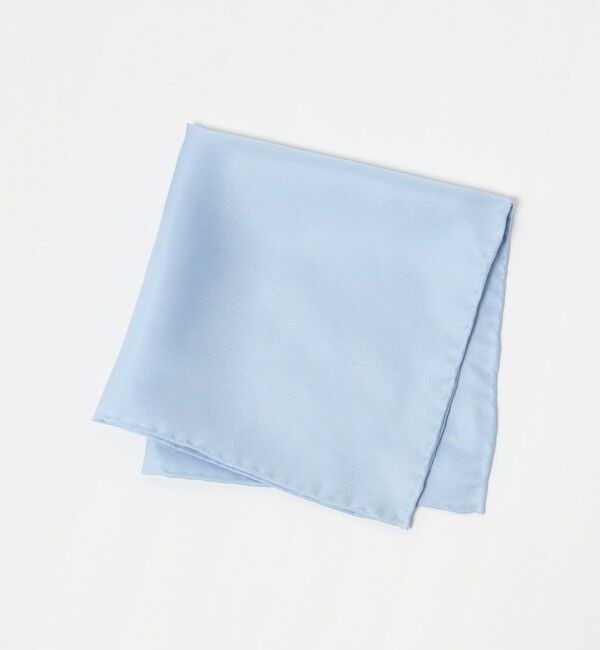 UNITED ARROWS「ツイル カラー チーフ」|ハンカチ|