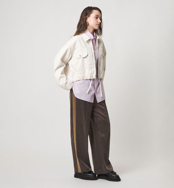 ASTRAET「＜ASTRAET＞ キュプラ ツイル ソクショウ ワイドパンツ」|その他|