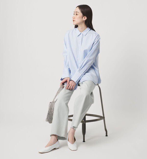 UNITED ARROWS「スクエア フラット パンプス」|パンプス|