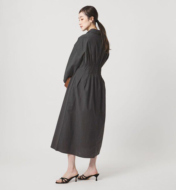 UNITED ARROWS「MANTECO POP タック ワンピース」|ワンピース|DK.GRAY