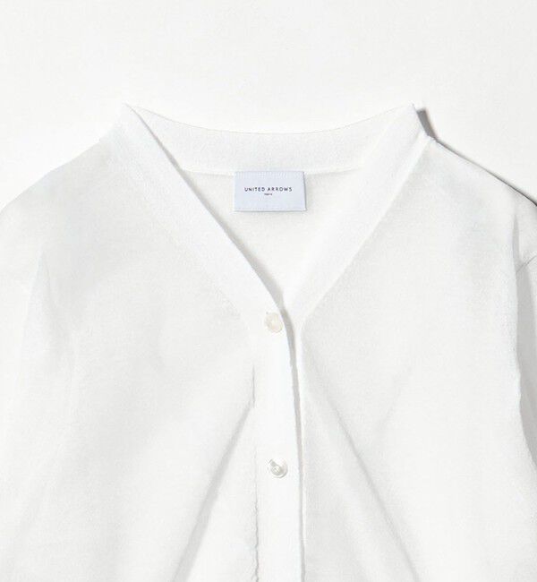UNITED ARROWS「シアー Vネック カーディガン ‐ウォッシャブル‐」|カーディガン|