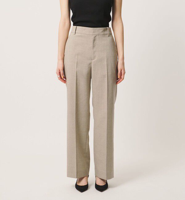 UNITED ARROWS「Spiree ASAMI ワイドパンツ ‐ウォッシャブル‐」|スラックス|