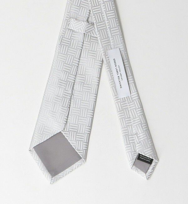 UNITED ARROWS green label relaxing「GLR シルク フォーマル 8.0cm ジオメトリック ネクタイ」|ネクタイ・蝶ネクタイ|