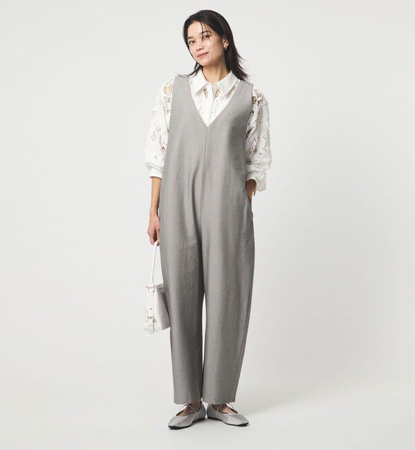 UNITED ARROWS green label relaxing「オルマイ LI/MIX オールインワン マシンウォッシャブル ストレッチ 吸水速乾 接触冷感」|オールインワン|