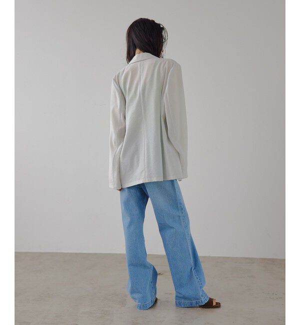 EMMEL REFINES「＜EMMEL REFINES＞EM ライトシアー テーラード ジャケット」|テーラードジャケット|