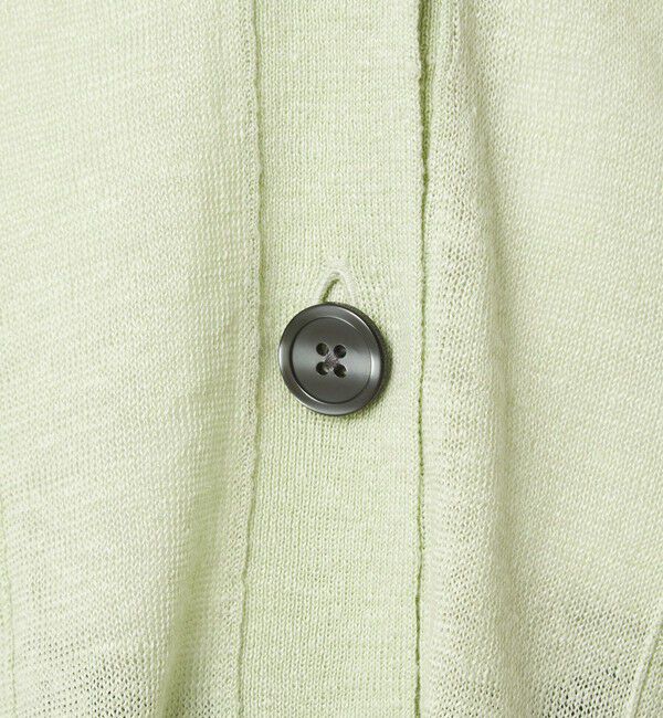 UNITED ARROWS green label relaxing「フレンチリネン Vネック カーディガン ウォッシャブル」|カーディガン|