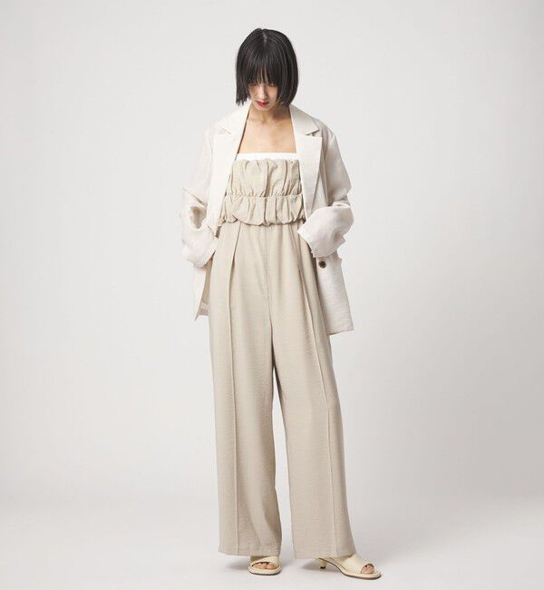 EMMEL REFINES「＜EMMEL REFINES＞EM ビスチェライク サロペット」|オールインワン|