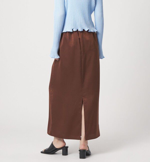 EMMEL REFINES「＜EMMEL REFINES＞EM ワッシャーVTG イージーサテンスカート」|スカート|