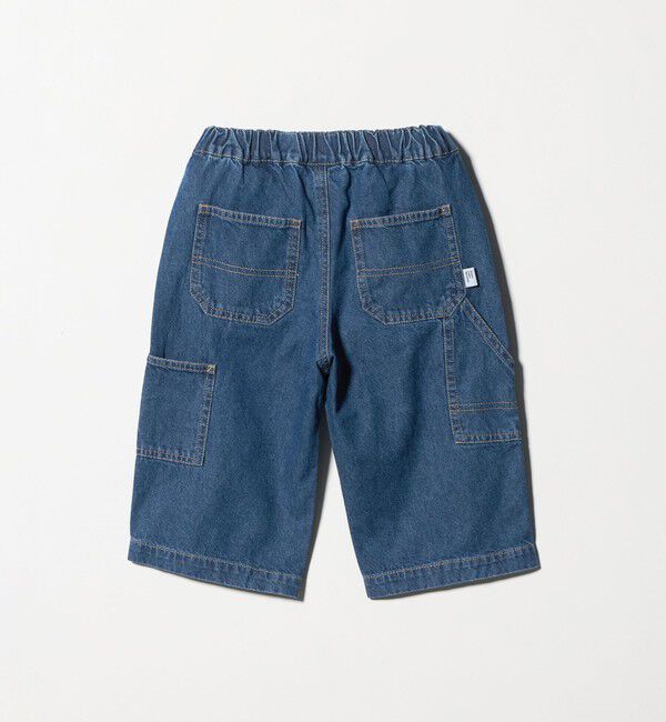 UNITED ARROWS green label relaxing「デニム クロップド ペインター パンツ / キッズ  100cm-160cm」|チノ|